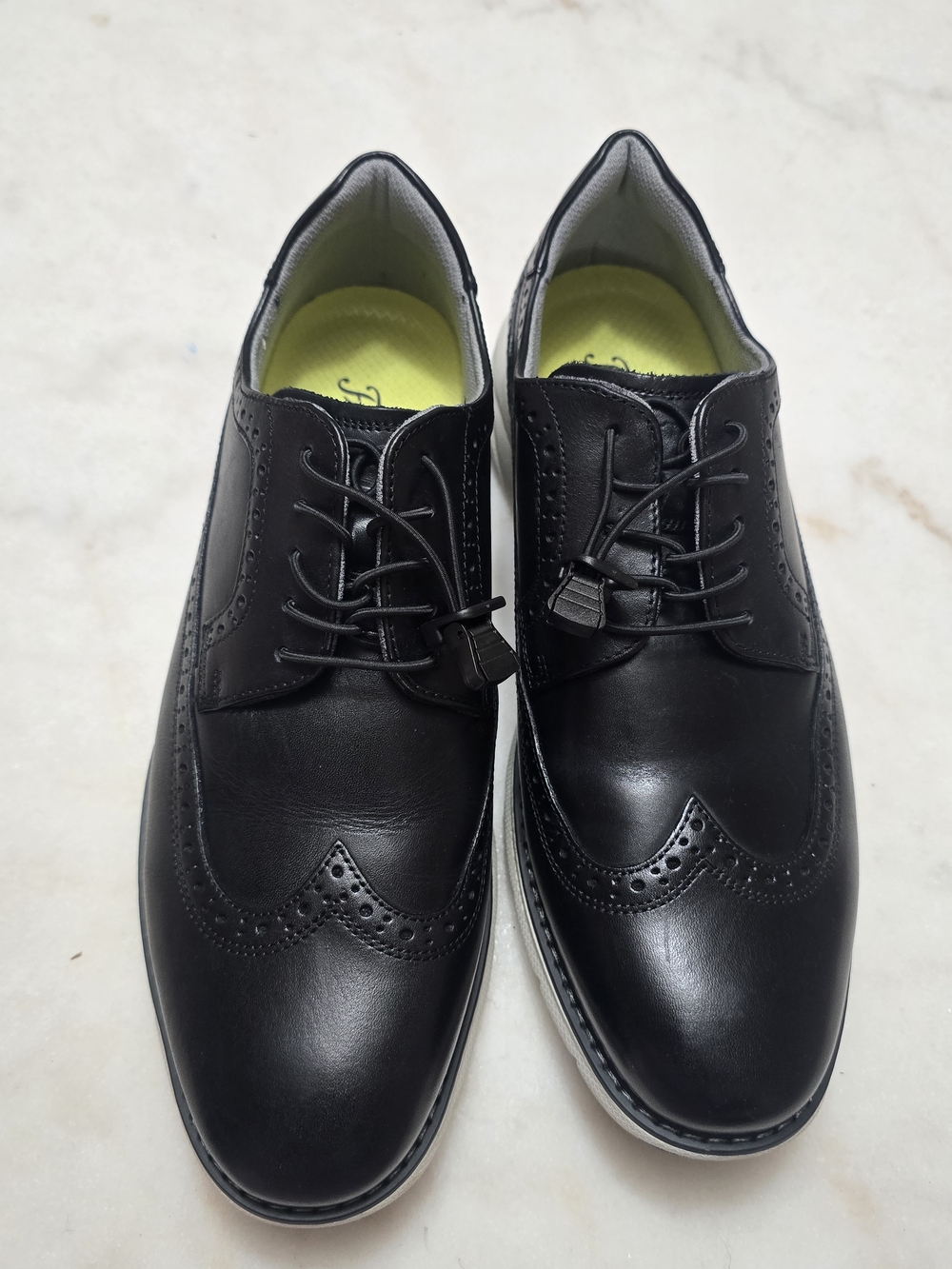 Florsheim Black Wingtip Derby Dress Shoes